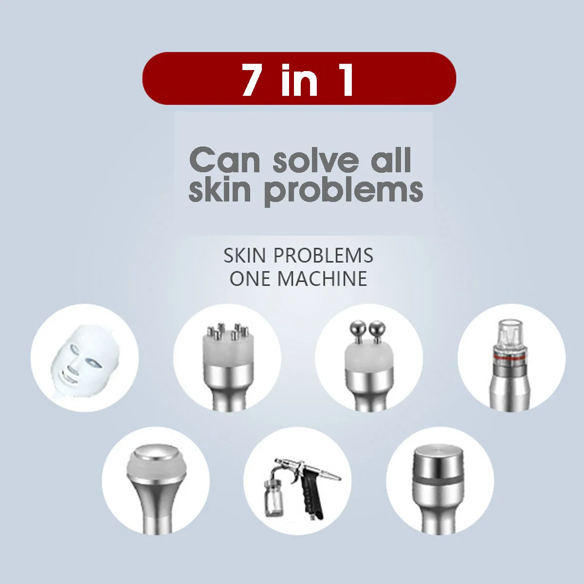 7 en 1 Dermabrasion Peeling Machine de nettoyage sous vide RF eau oxygène Jet Spa peau du visage Bio-lifting beauté Peeling Machine