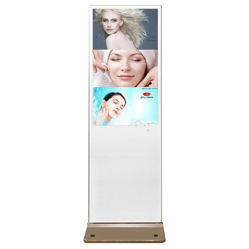 43 Inch New Golden  Android PC All in One IR PCAP Touch Screen Kiosk Ethernet Connectivity Wifi Digital Signage With Low MOQ
