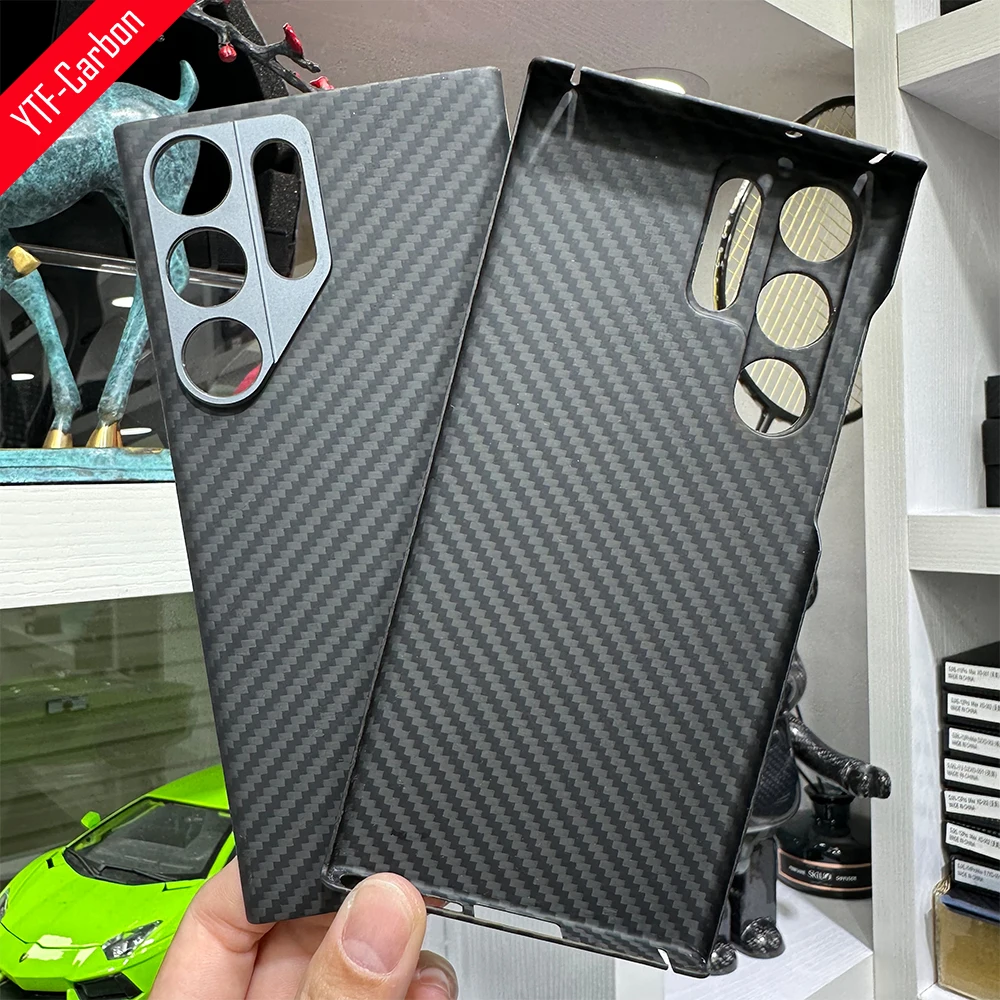 

Чехол для телефона из углеродного волокна YTF для Galaxy S23/23 Ultra MagSafe, чехол из арамидного волокна с защитой от падения