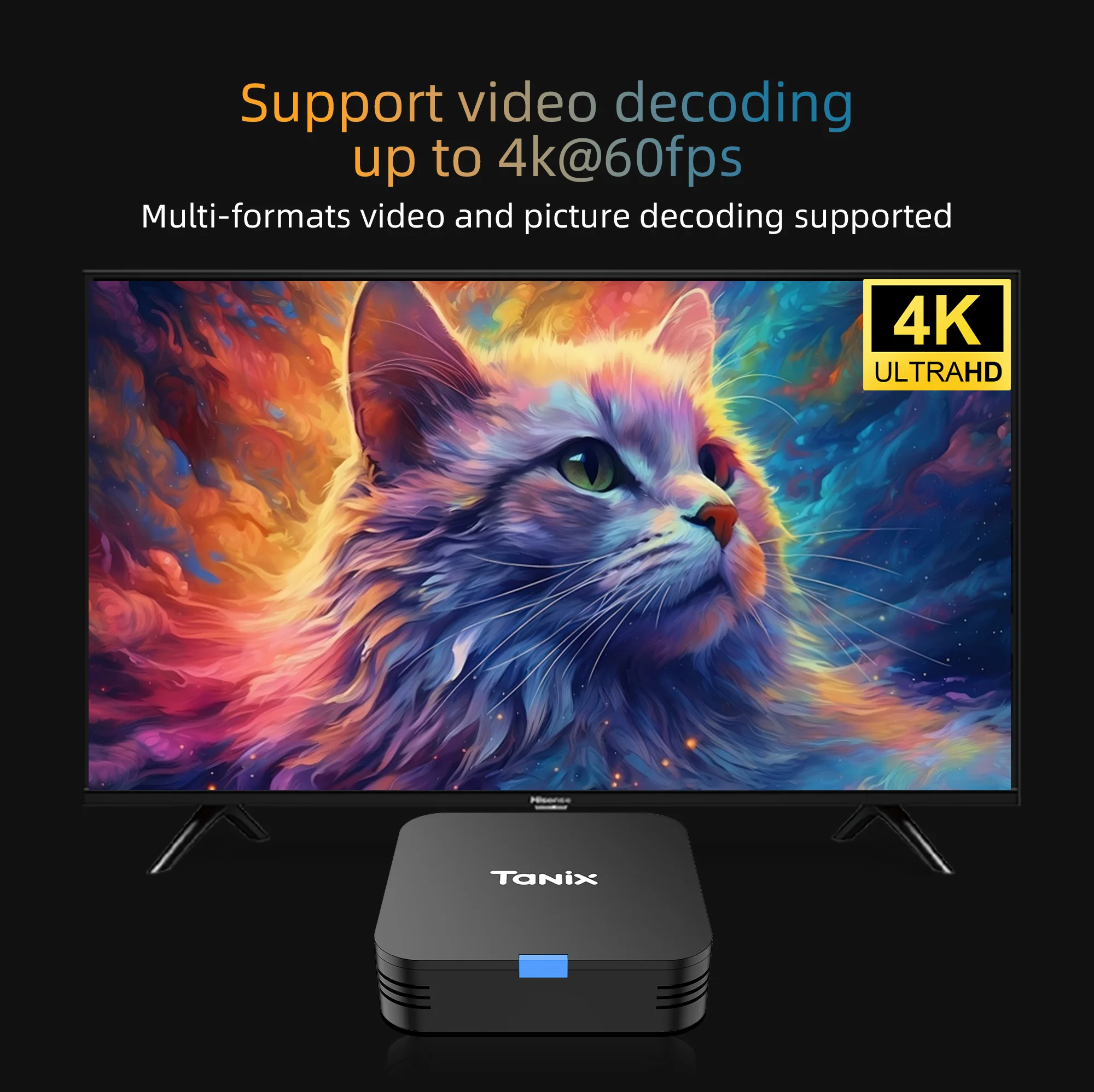 HOT Android TV BOX Tanix TX1 Allwinner H313 Quad Core Android10 WIFI 2.4G 4k Multi Language Streaming Media Player Set Top Box