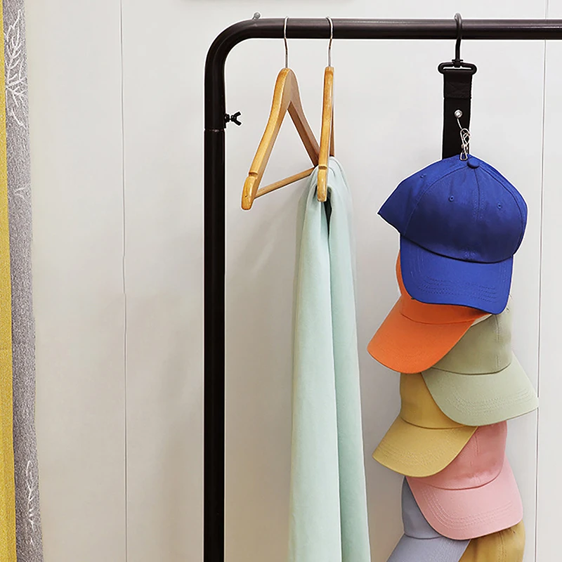 Door Wall Mounted Cap Rack Hat Holder Baseball Cap Towel Rack Holder Closet Hanger Storage Organizer Convenient Accessories