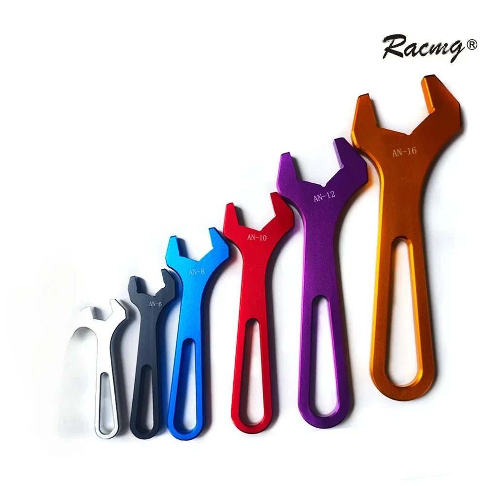 Aluminum AN Hose Fitting Tool Set  6-Piece Wrench Kit for AN4 AN6 AN8 AN10 AN12 AN16 Car Accessories Fuel Supply&Treatment