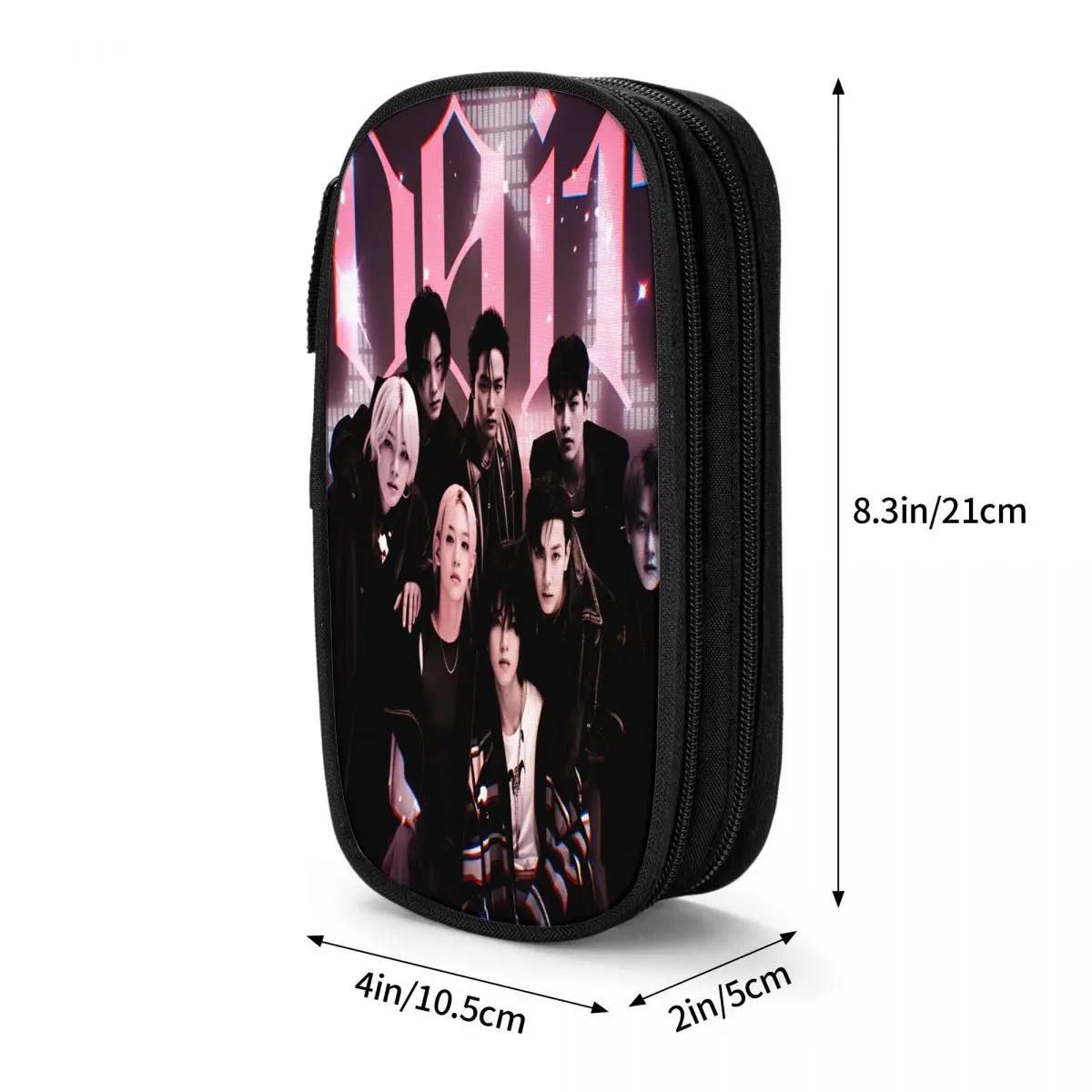 Kpop Do It Album Pencil Case S-Stray Zipper Pencil Pouch Girls Boys Aesthetic Large Capacity School Pencil Cases
