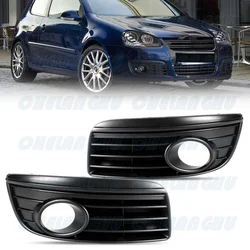 For VW Golf 5 GT 2006 2007 2008 2009 2pcs Left+Right Front Fog Lights Lamp Grille Cover Car accessories 1k0853665AD 1k0853666AD