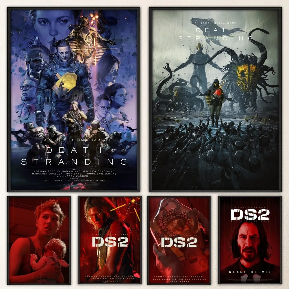 

Death Stranding 2 Game TV Poster Prints Poster Wall Painting Bedroom Living Room Wall Bar Restaurant Sticker Small