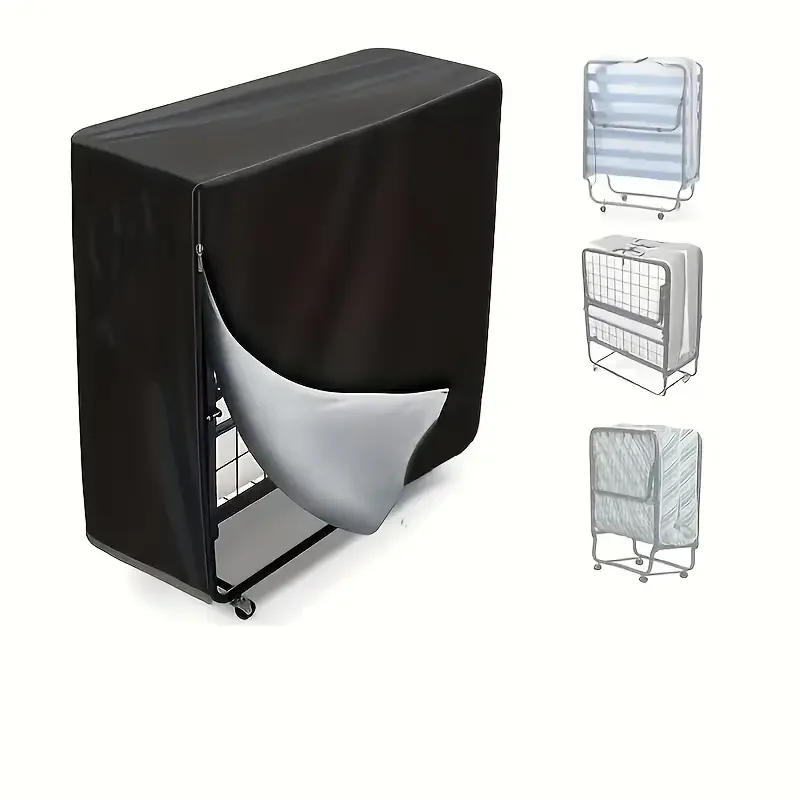 غطاء حماية للكراسي القابلة للطي: قماش أكسفورد متين 210D، غطاء كرسي الفناء والحديقة لجميع المواسم مع إغلاق برباط #3