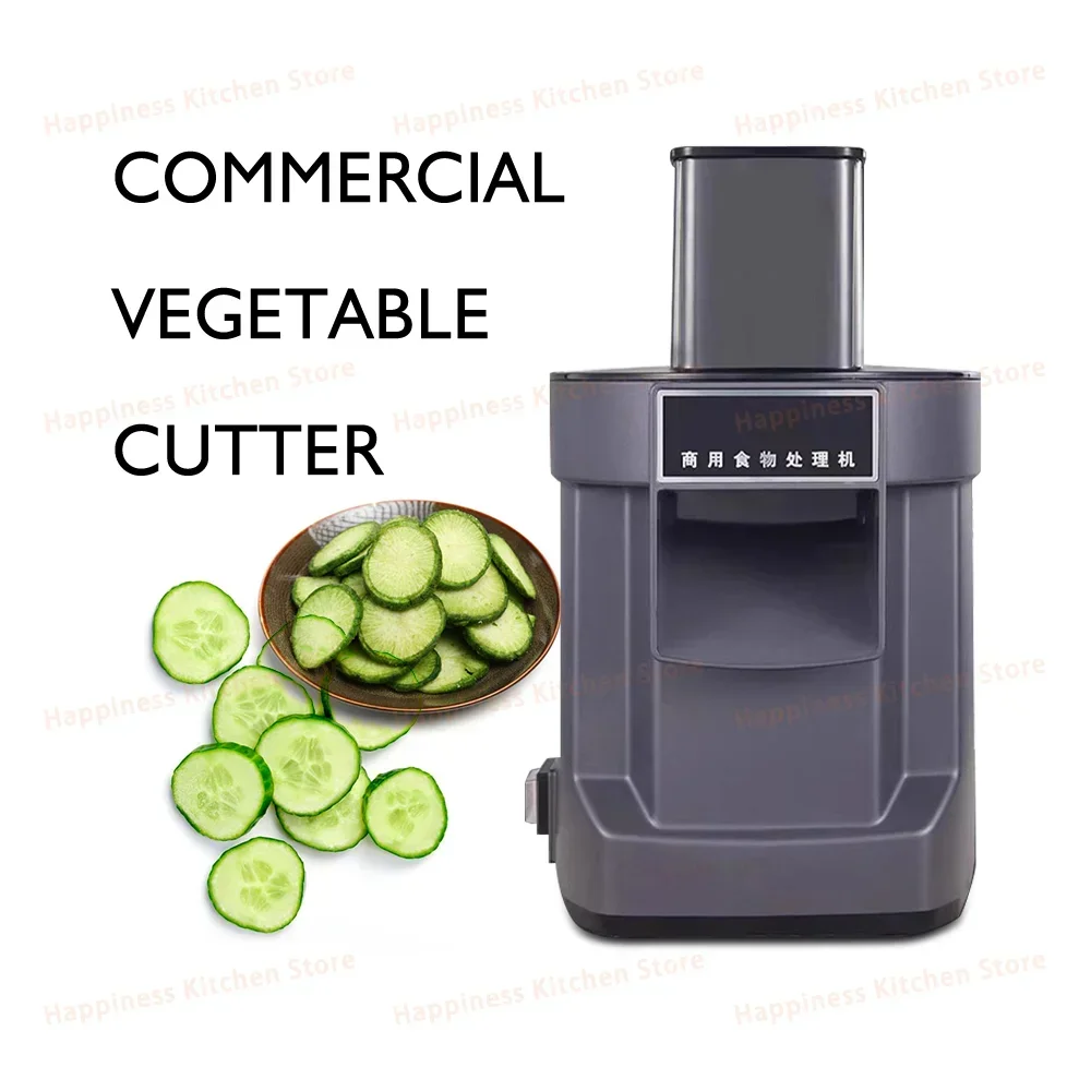 Electric Vegetable Slicer Automatic Vegetable Fruit Cutter Commercial Food Processor With 3 blades 220-240V