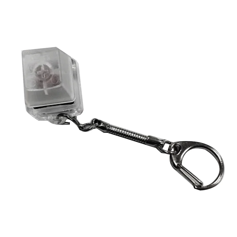 AB7-سلسلة مفاتيح ميكانيكية بمفتاح واحد لجهاز اختبار مفاتيح لوحة المفاتيح Gateron MX باللون الأزرق