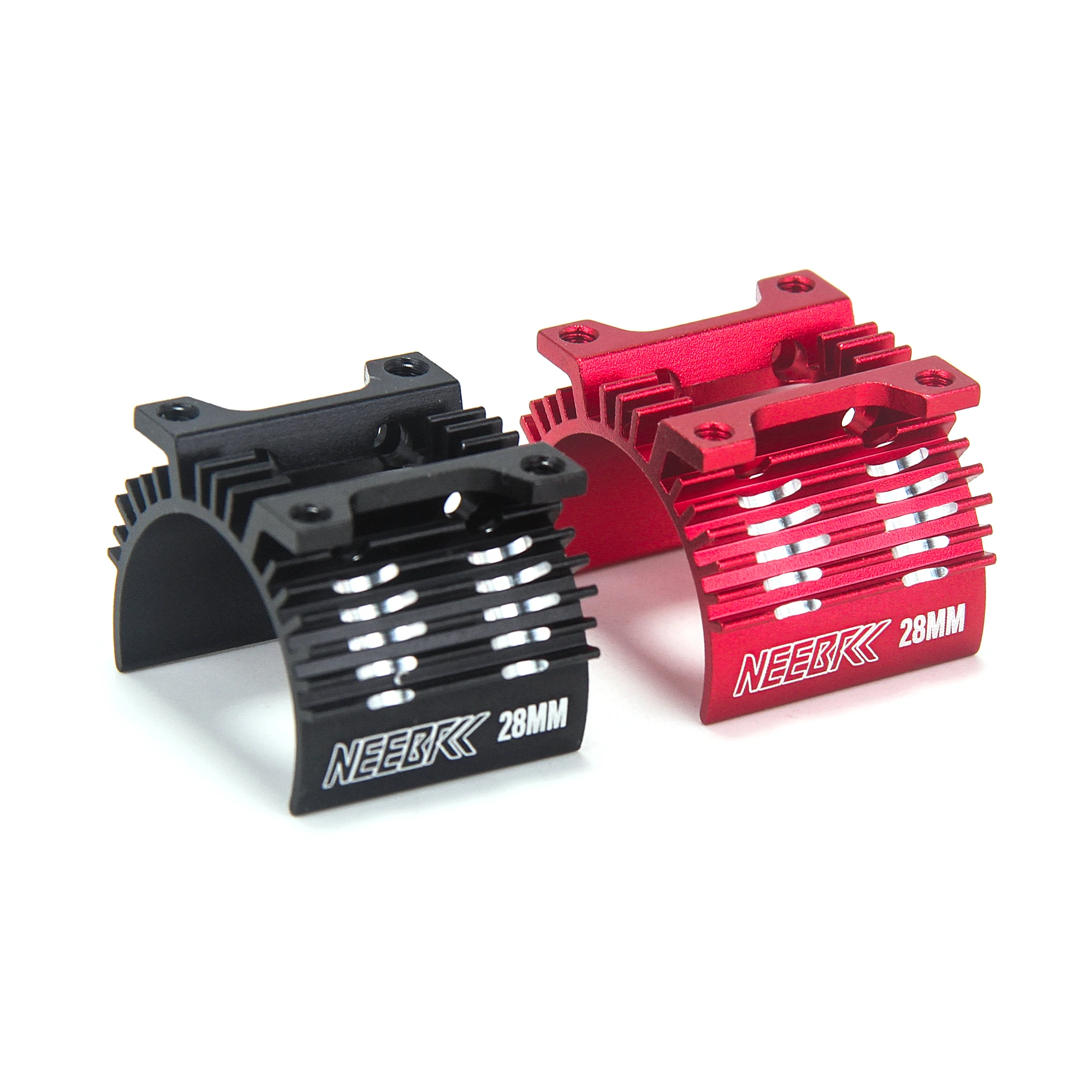 NEEBRC 28mm Metal Heatsink Holder 25mm Motor Cooling Fan 5-12V for 1/14 1/16 RC Car 2838 2845 2848 2850 2860 Motor Upgrade Part