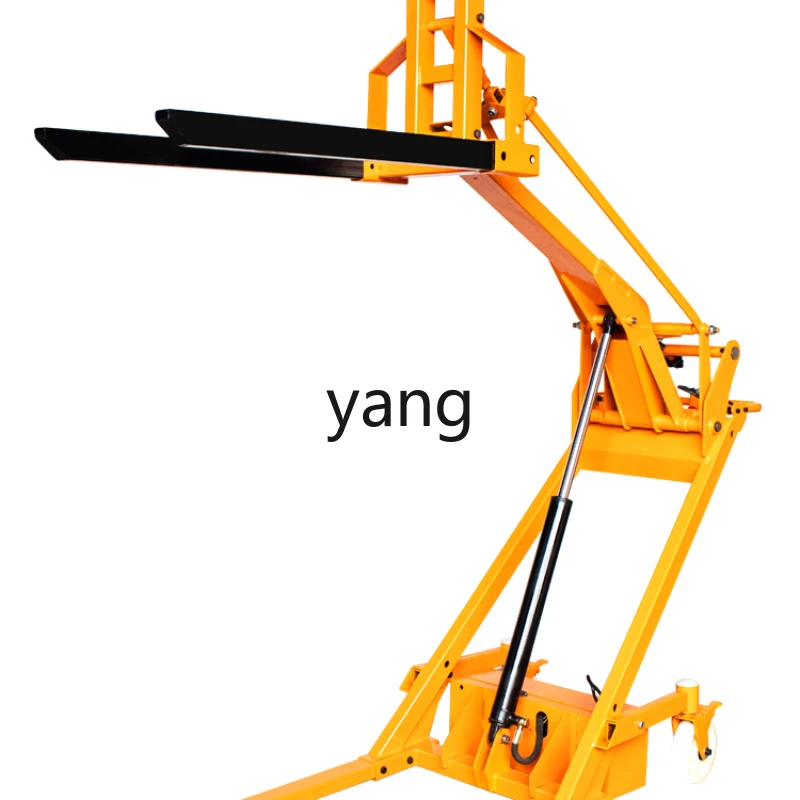 Yjq Crank Arm Mobile Hydraulic Loading Truck Hook Handling Folding Boom Portable Truck