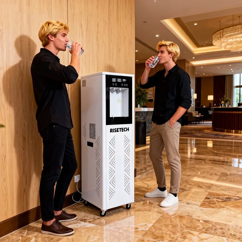 Factory 70L Hot Selling Air-to-Water Dispenser Hot And Cold Water From Air Atmospheric Water Generators Awg For Commercia Use