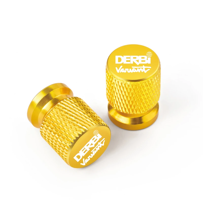 2 قطعة دراجة نارية CNC الإطارات صمام منفذ الهواء الجذعية غطاء غطاء التوصيل اكسسوارات ل DERBI DERBI البديل SPORT R