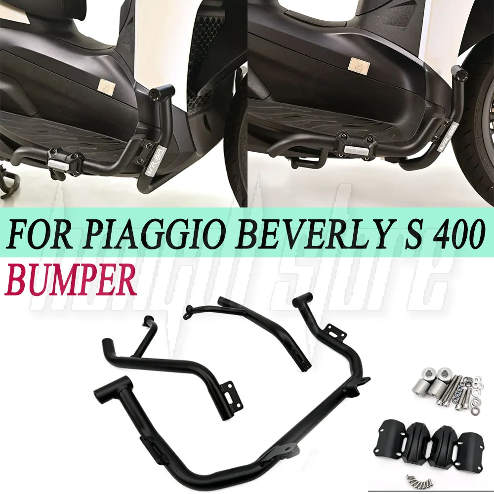 For Piaggio Beverly S 400 Piaggio BV 400 2021-2026 Motorcycle Highway Engine Guard Crash Bar Frame Bumper Fairing Protector Bars