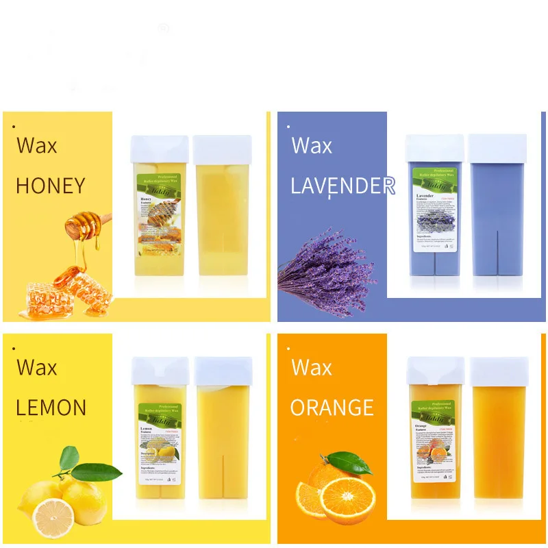 Восковой картридж для депиляции рулонный обогреватель для удаления волос восковой крем 12, обогреватель для горячего воска всех типов кожи для женщин 100 г