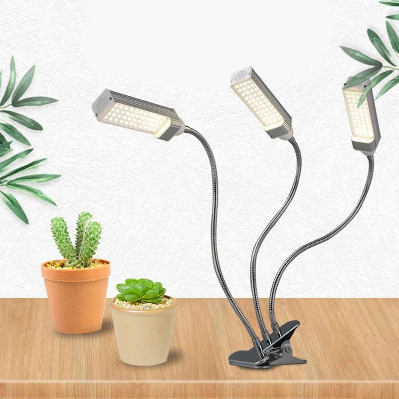 3 Heads 3H / 9H / 12H Timer Plant Growth Light LED Light Full Spectrum