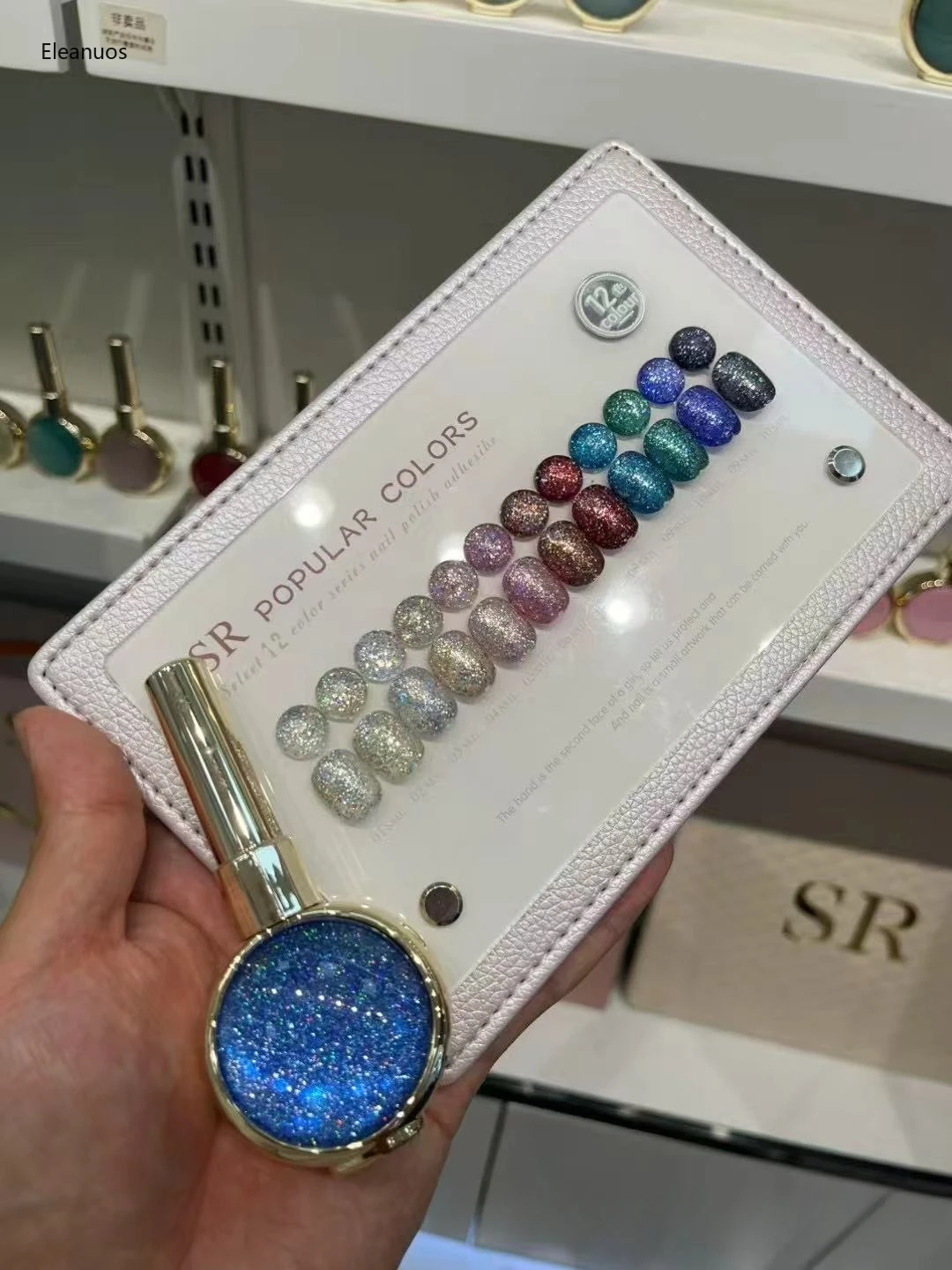 

Магнитный гель-лак SR, 12/16 шт., с дисплеем, 15 мл, эффект «Кошачий глаз», полуперманентный, светоотражающий, УФ/LED, для маникюрных салонов