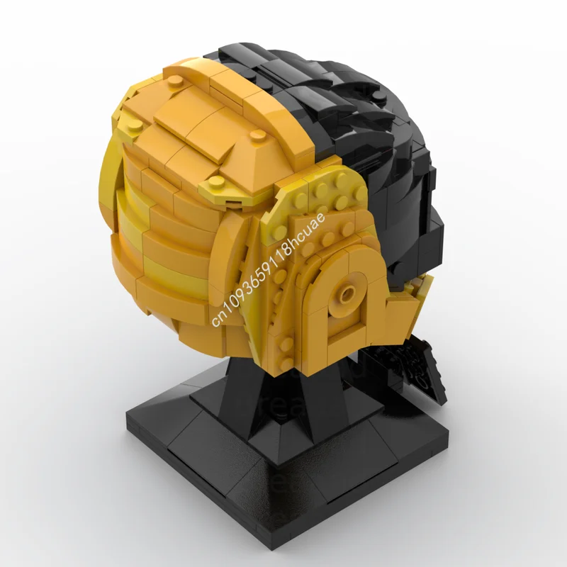 826pcs MOC Daft Punk Helmet Collection Model Building Blocks Architecture Assemble Christmas Gifts DIY Idea Toys Kids Birthday