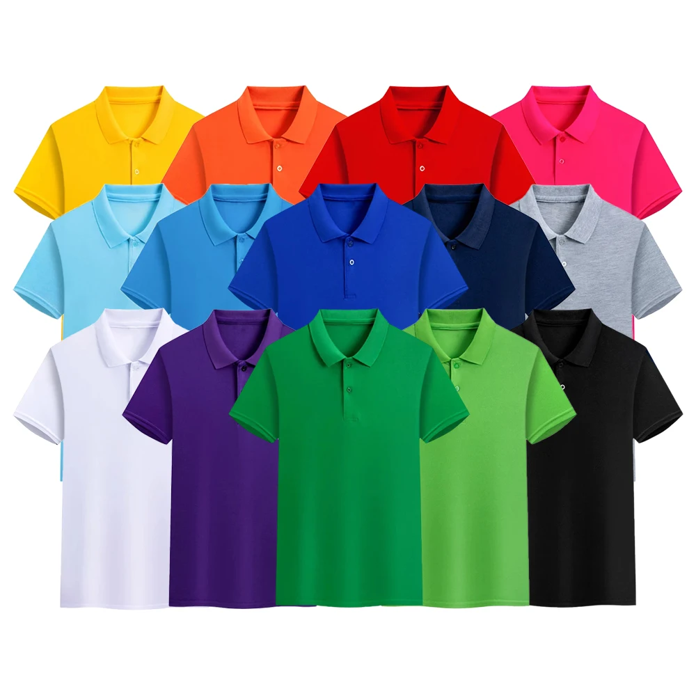 

Short Sleeve Polo Shirt for Tooling Group, Clothing Support,Quick Drying, Breathable Fabric, Free Design Customization, 180-230G