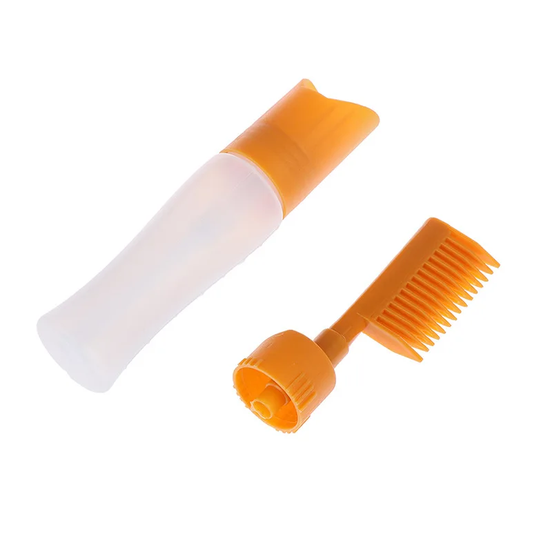 Professional Hair Applicator Bottle Hair Oil Applicator Colouring Comb Hair Dye Bottle Comb Salon Hair Coloring Styling Tools