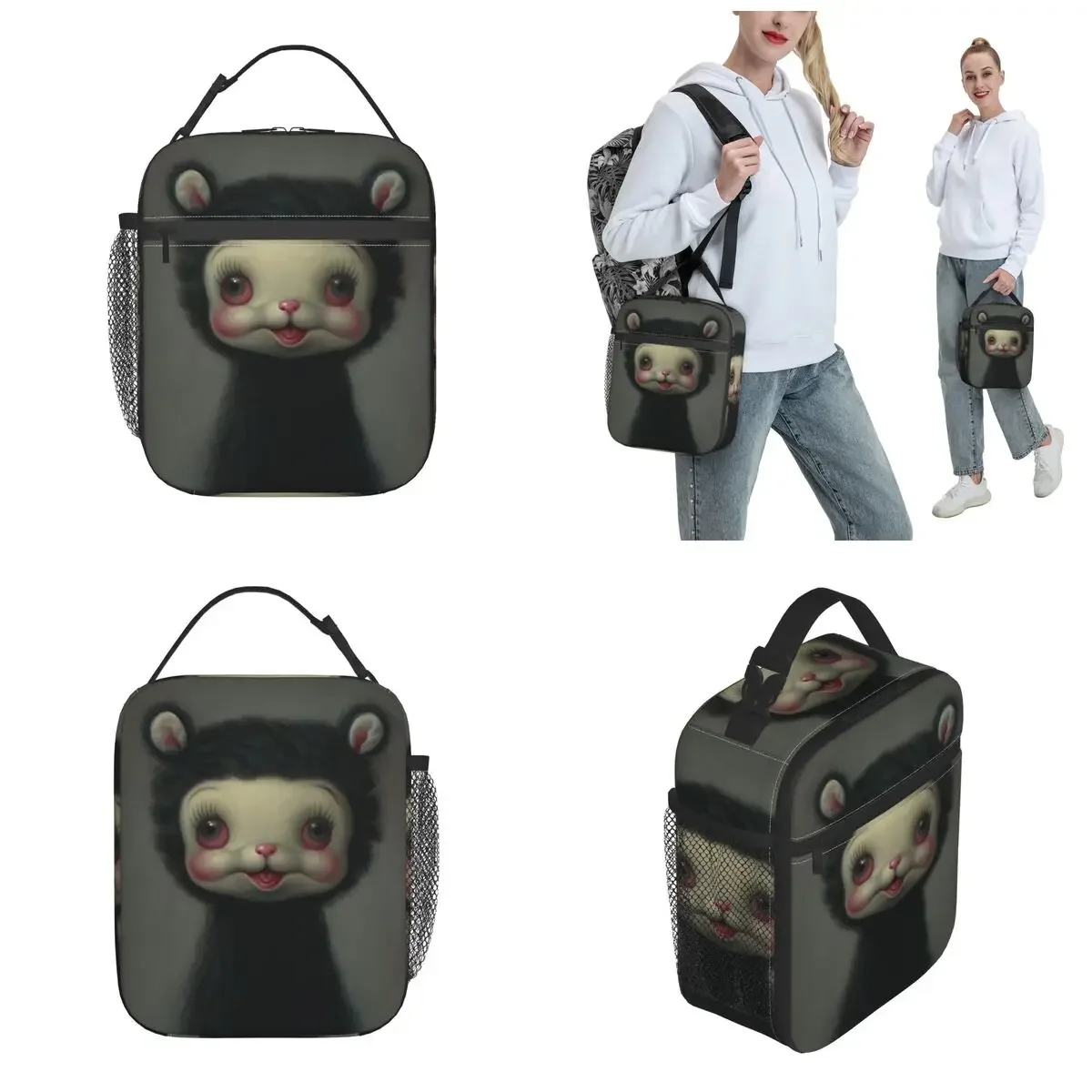 Mark Ryden Doll Insulated Lunch Bags Thermal Bag Meal Container Large Lunch Box Tote Men Women College Picnic