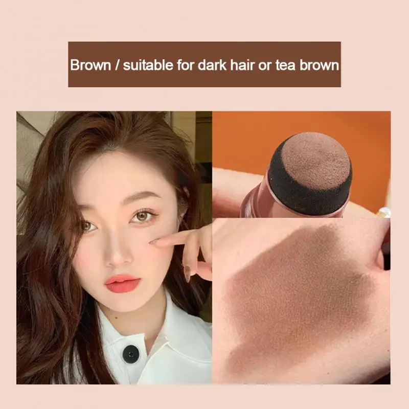 Black Brown Hairline Powder Eyebrow Hair Line Shadow Powder Concealer Hair Root Cover Up Unisex Instantly Hair Makeup Cosmetics