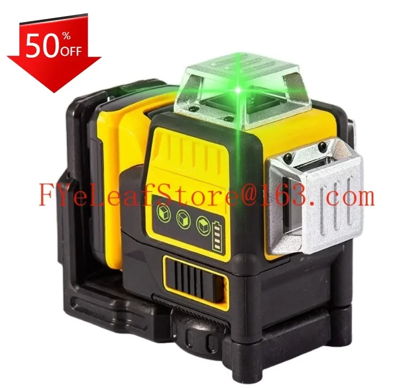 

Hot selling waterproof 12 line 3D cross line 360 light level green beam 16 line optical remote control for construction