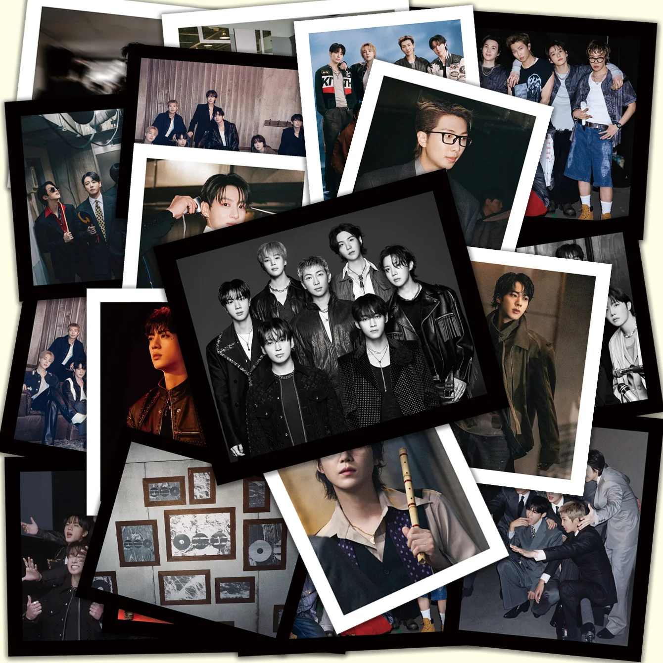 50 Adesivos BTS, Adesivos Arirang, Jungkook, RM, J-Hope, Jimin, Jin, V, Suga, Merchandise para Fãs de K-Pop, Adesivos Decorativos, Adesivos para Capas de Celular, Adesivos Decorativos DIY para Diários, Adesivos para Decoração de Garrafas de Água, Adesivos