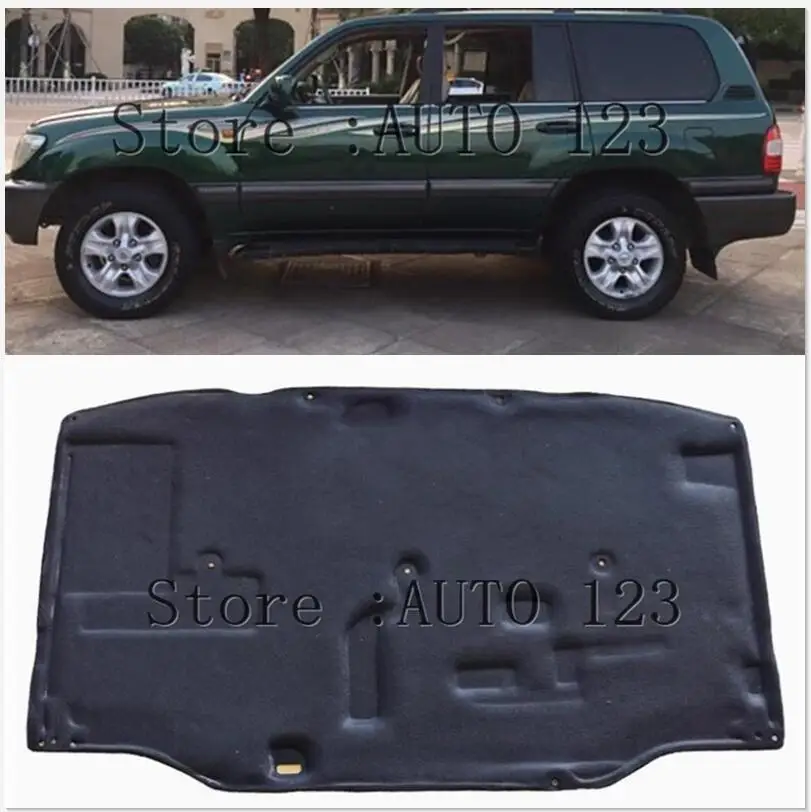 

1998 -2007 for Toyota Land Cruiser LC100 Heat Sound Insulation Cotton Front Hood Engine Firewall Mat Pad Cover Noise Deadener