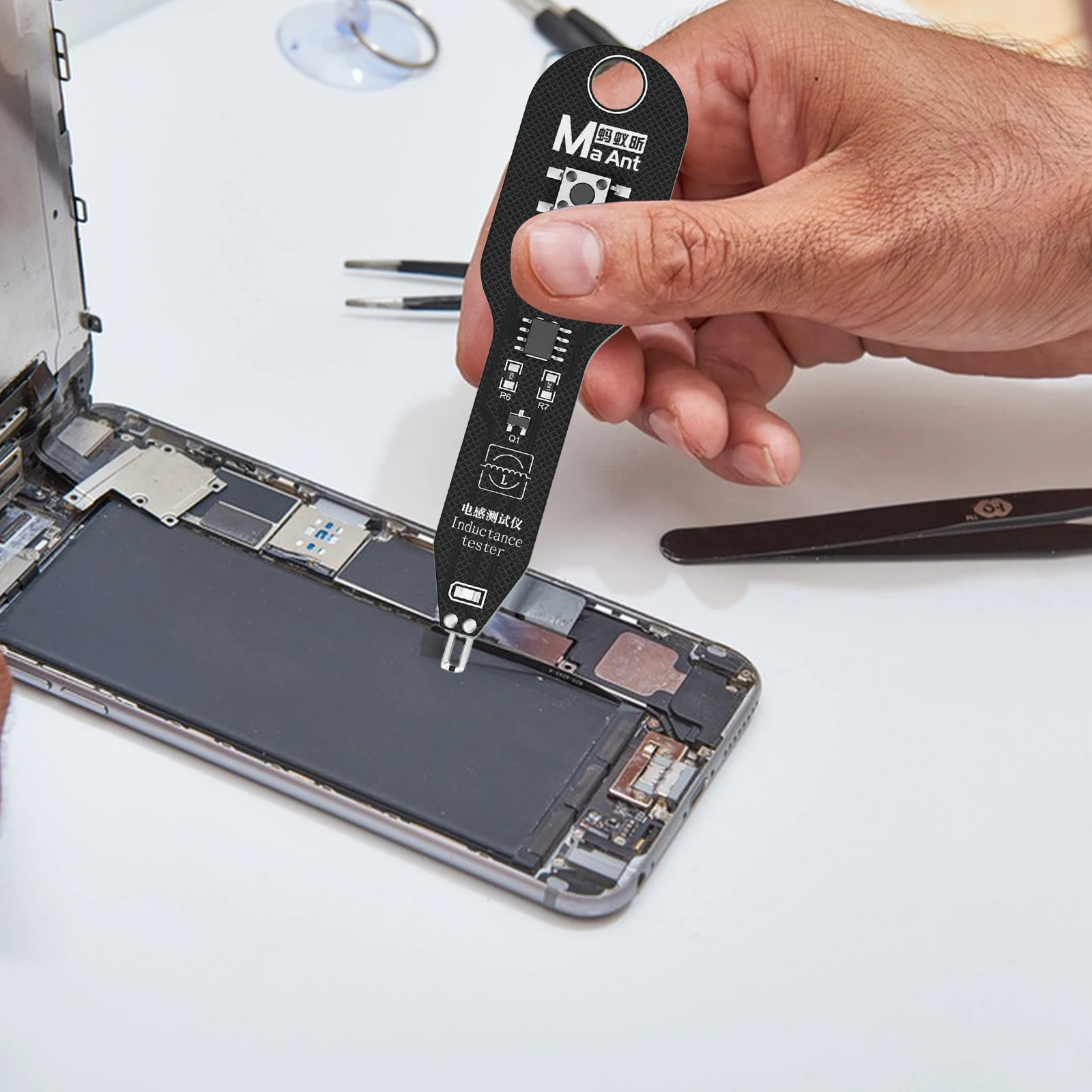أداة الحث الكهرومغناطيسي عالية الدقة مغو كاشف خطأ سريع تحقق أداة إصلاح اللوحة الأم للهاتف المحمول #4