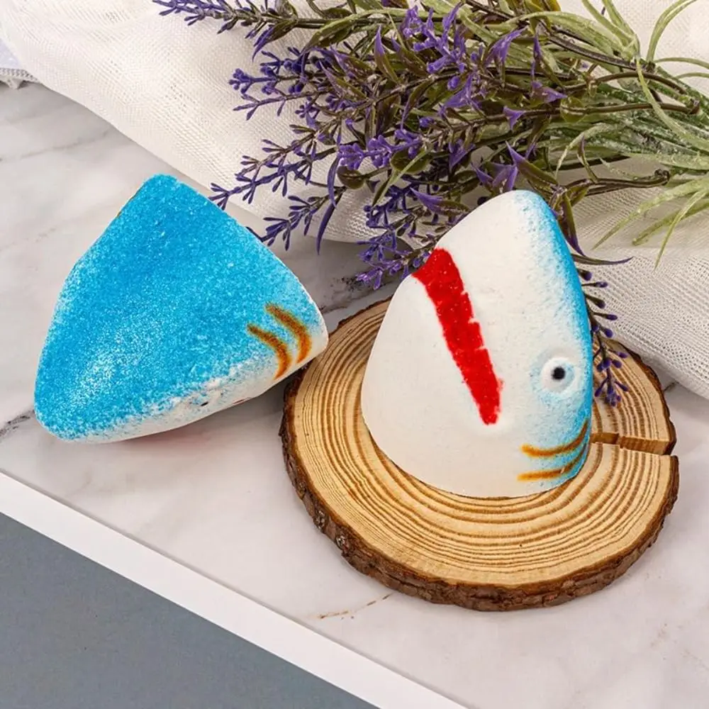 Shark Pattern Shark Bath Bomb Adorable Color Sea Animal Bubble Bath Bombs Bubble Bath Bombs Delightful Scent Jaws Bath Bomb Home