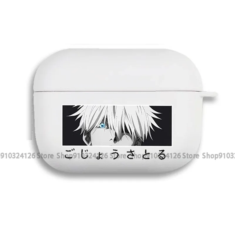 Popular Anime Jujutsu Kaisen Earphone Case for Apple Airpods 1 2 3 Pro 2 Fushiguro Megumi Gojo Satoru Ryomen Protective Cases