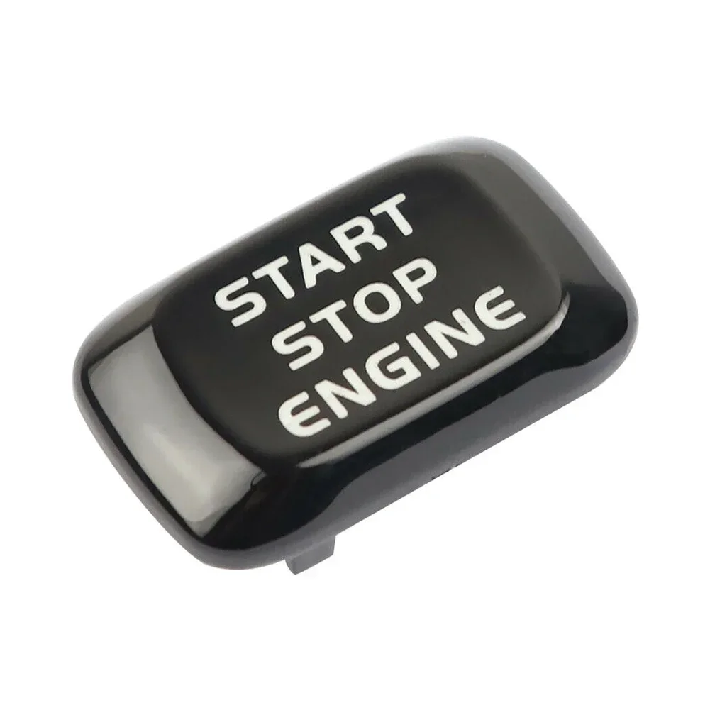 Start Button Car Engine Start Button ABS Plastic Black Dirt-resistant Piano Paint Replacement Installation Brand New