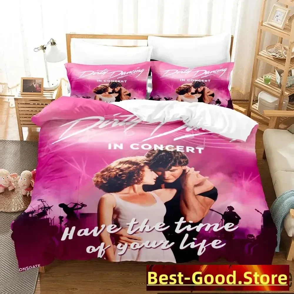 

3D Print Dirty Dancing Bedding Set Boys Girls Twin Queen King Size Duvet Cover Pillowcase Bed boys Adult Home Textileextile