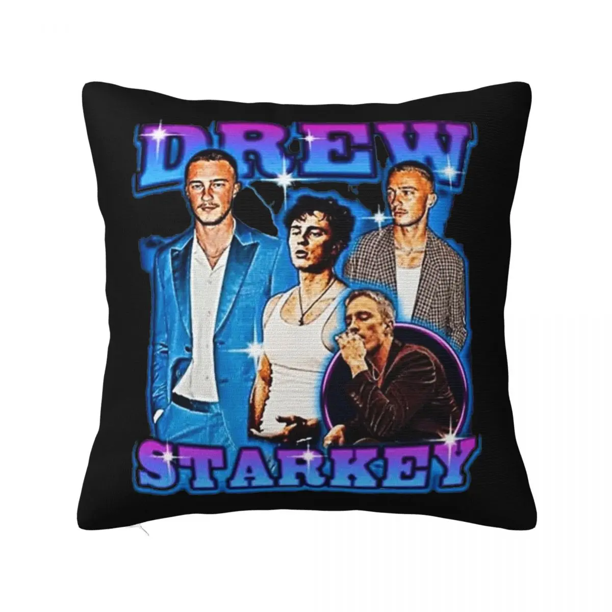 Drew Starkey Square Pillow Cases Cushion Covers Fashion Zippered Decorative Pillowcase for Home 45*45cm