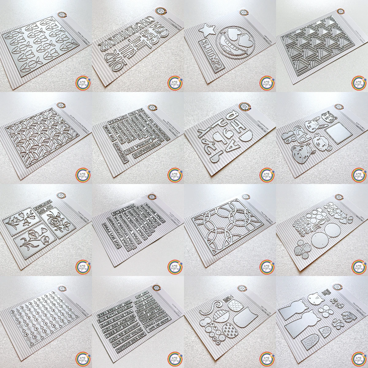 Congratulations Metal Cutting Dies Scrapbook Diary Decoration Stencil Embossing Template DIY Greeting Card Handmade 2025 New