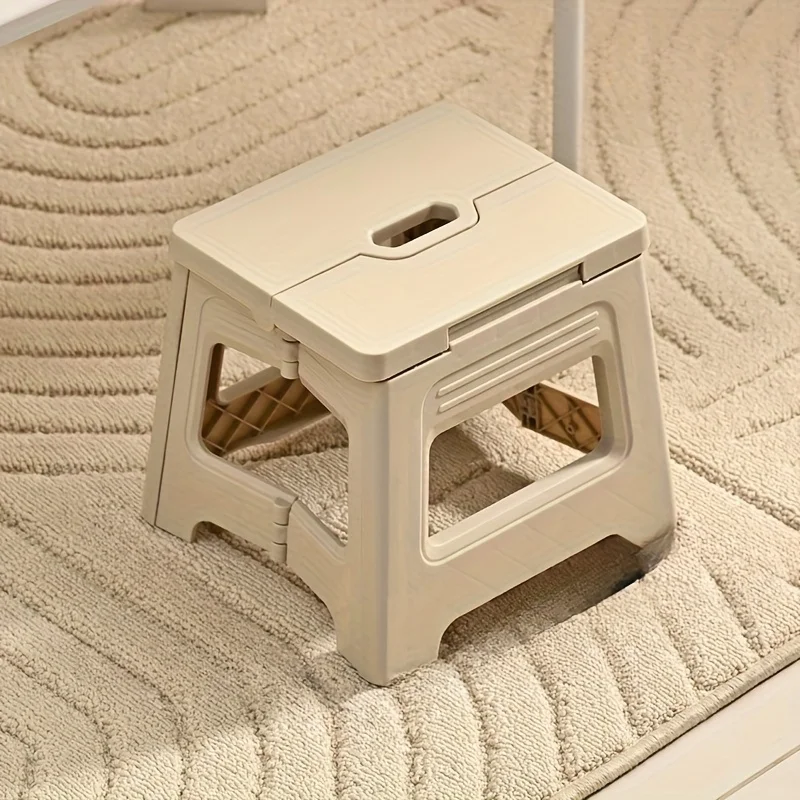 Folding Stool, Lightweight & Compact. Non-Slip, Durable for Indoor & Outdoor Use. Perfect for Camping, Travel, Home. image 2
