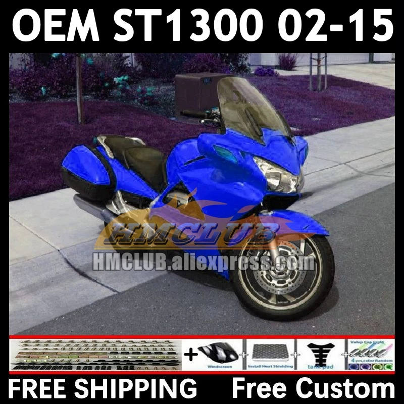 STX1300 For HONDA Pan European ST1300 89No.117 ST-1300 ST 1300 2002 2003 2004 gloss blue 2005 2006 07 08 09 10 11 12 15 Fairing