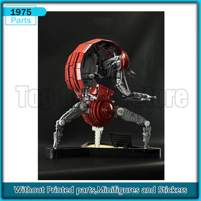 Película espacial Moc destructor galáctico máquina de bloques de construcción Robot de combate modelo Kit ciencia ficción tecnología de defensa ladrillos conjunto juguetes regalos