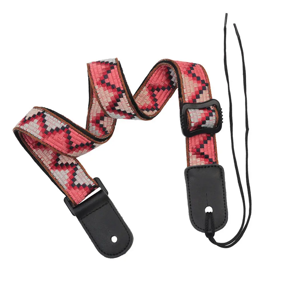 

1Set Fashionable Ukulele Shoulder Belt Creative Bohemian Design Secure Fit Replacement Strap for Musicians Convenient Use