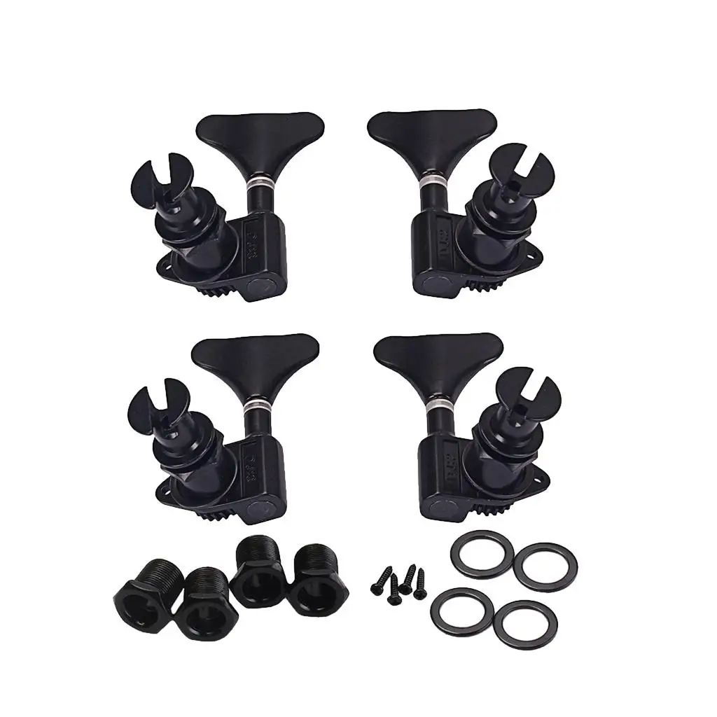 

4x 2R2L Ukulele Tuning Pegs Tuners 1:24 Gear Ratio for Ukulele Guitar Bass