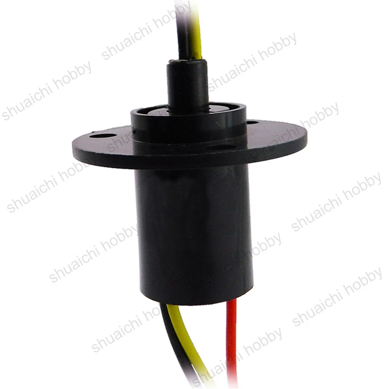 1PCS 3 Channels 20A Slip Ring 3CH Outer Diameter 22mm Collector Ring Wind Power Slipring Conductive Rotary Jiont for PTZ Gimbal