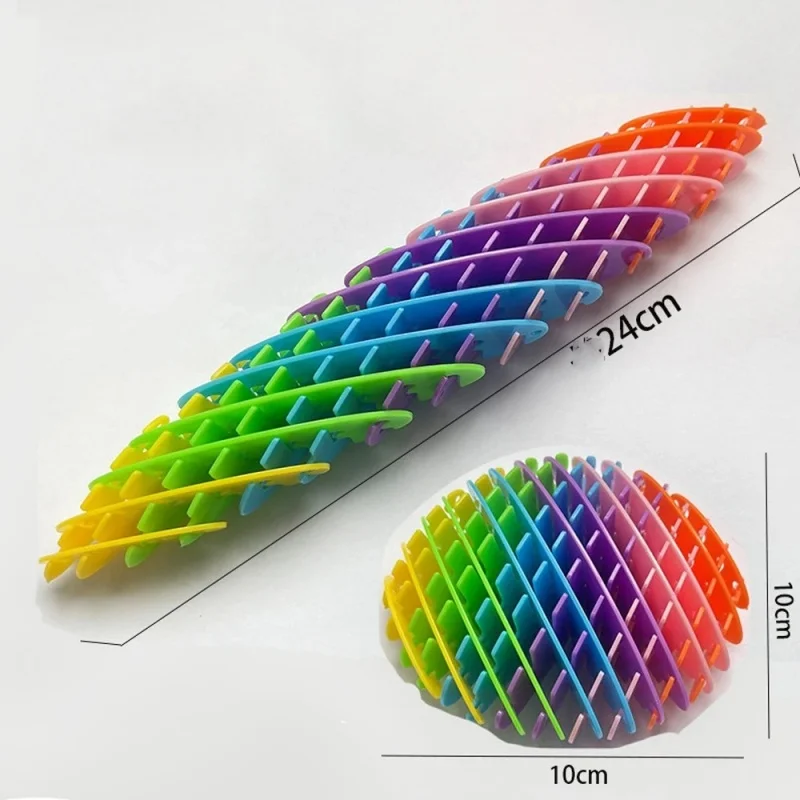 Fidget Worm Toy Flexible 3D Sensory Slug Figgy Toy pour Enfants Adultes Soulagement de l'anxiété, Focus - Pour jouer, école, cadeaux de travail