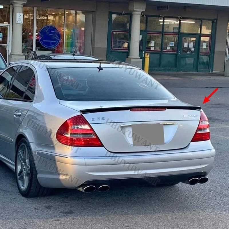 Für Mercedes-Benz E-Klasse W211 2003-2009 E320 ABS Heckspoiler Kofferraumflügel Abdeckung Autozubehör – Detail 6