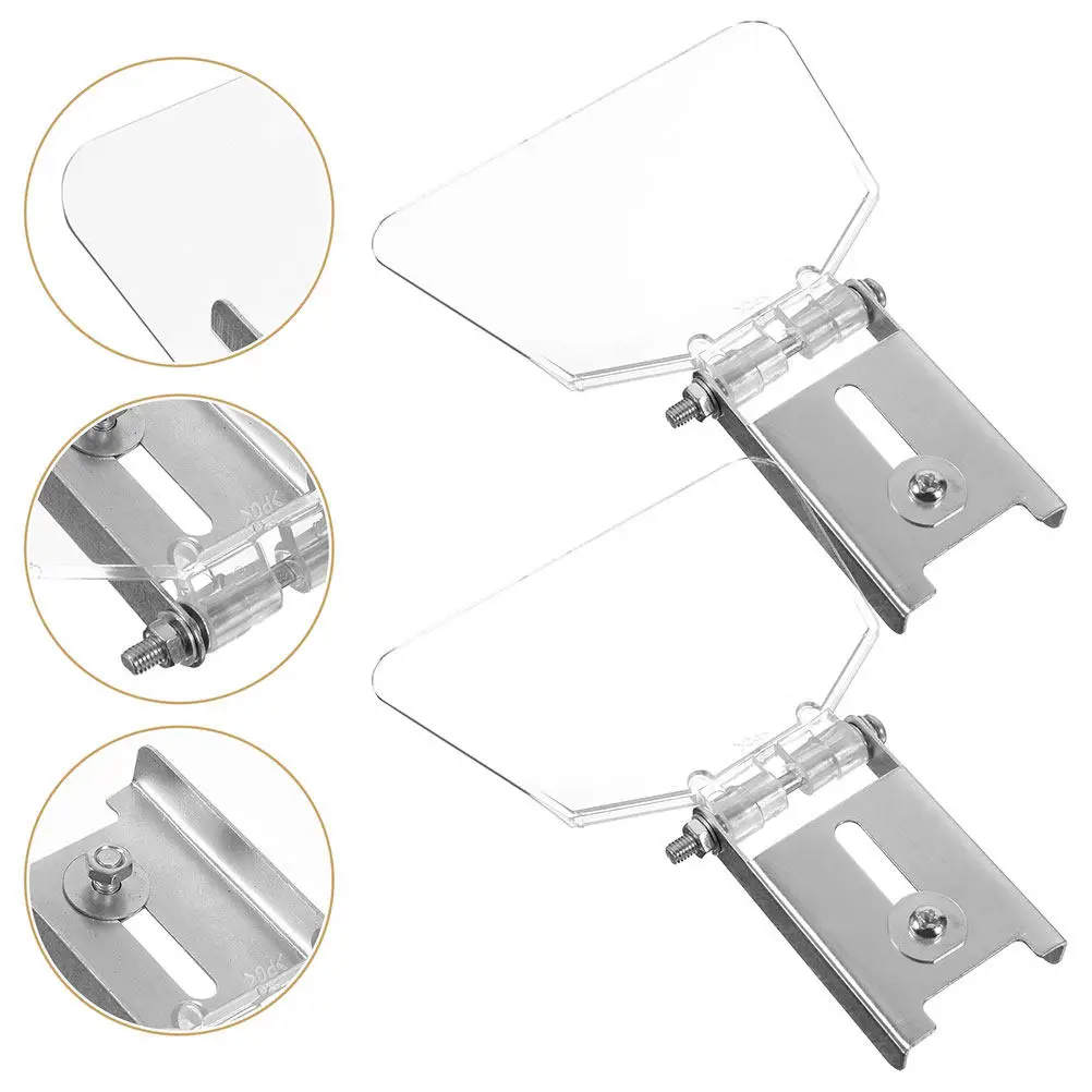 

4Pcs Bench Grinder Protective Eye Shields Transparent Safety Guards Dust Shield Replacement Covers for Home Small Workshop