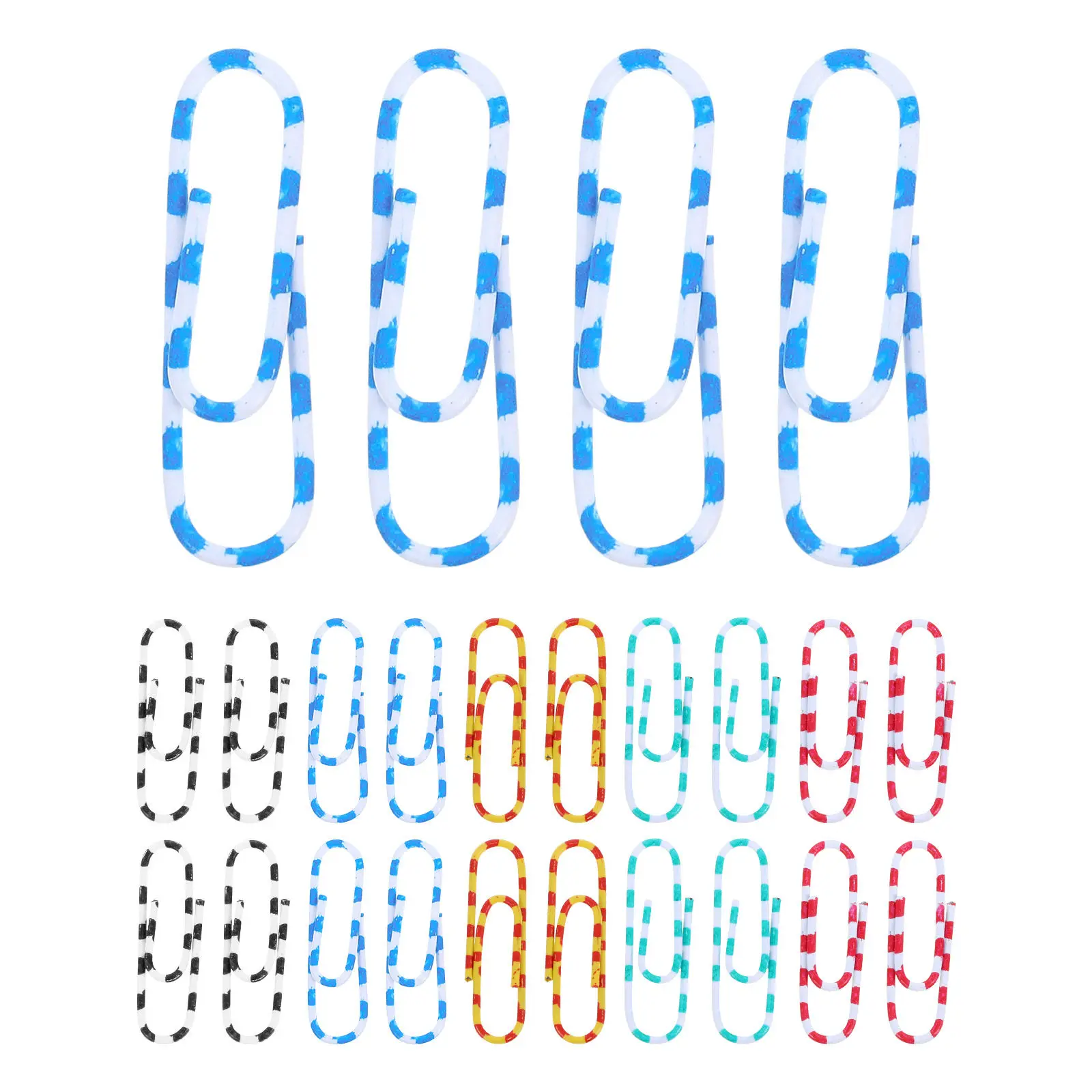 

100Pcs Paperclip Compact Small Paper Clips for Office Study Document Clips Binding Multifunction Use