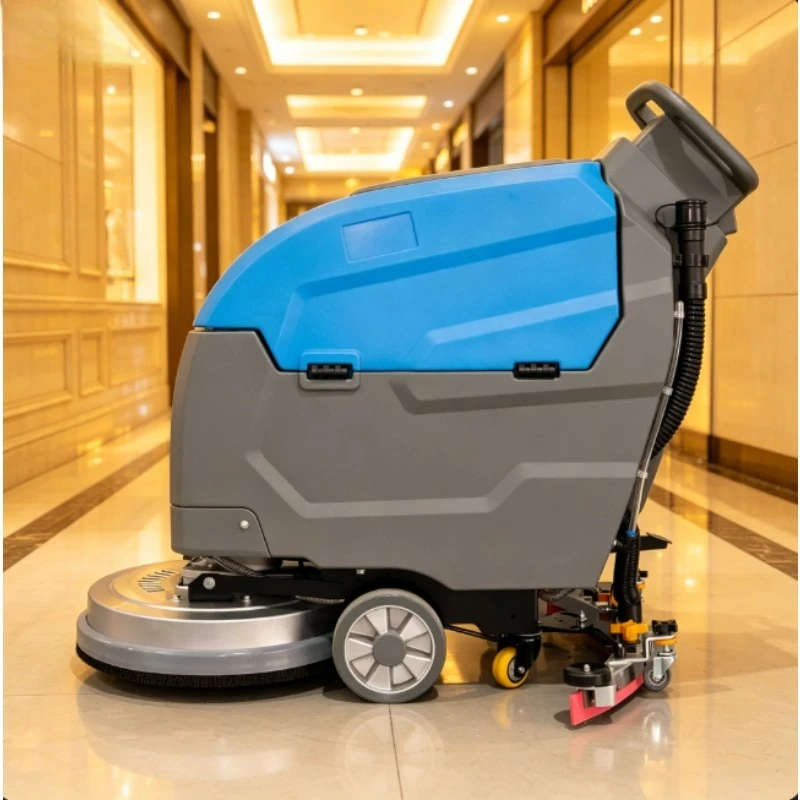 Low Price Floor Sweeper Machine Floor Scrubber Walking Electric Floor Cleaning Electric Street Sweeper Machine for Supermarket