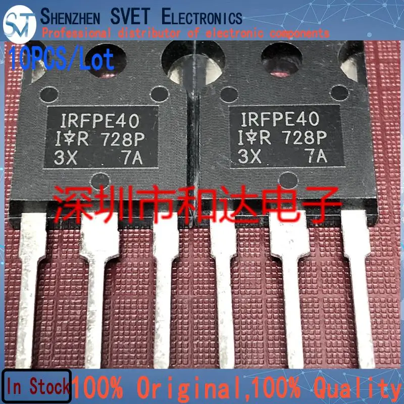 10PCS/Lot IRFPE40  TO-247 MOS 800V 5.4A  New And Imported Original 100%Test In Stock