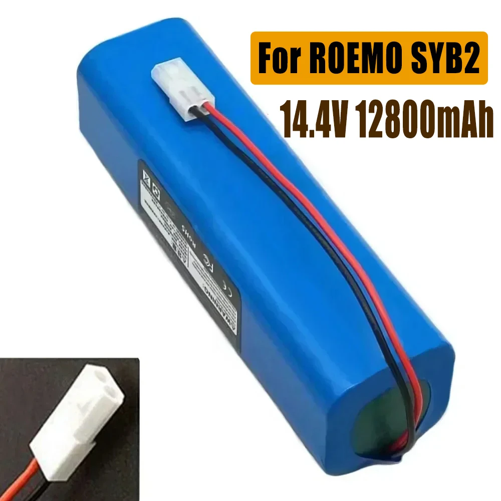 100%Original 12800mAh Battery INR18650 M26-4S2P For ROEMO SYB2 Robot Vacuum Cleaner Replace the battery