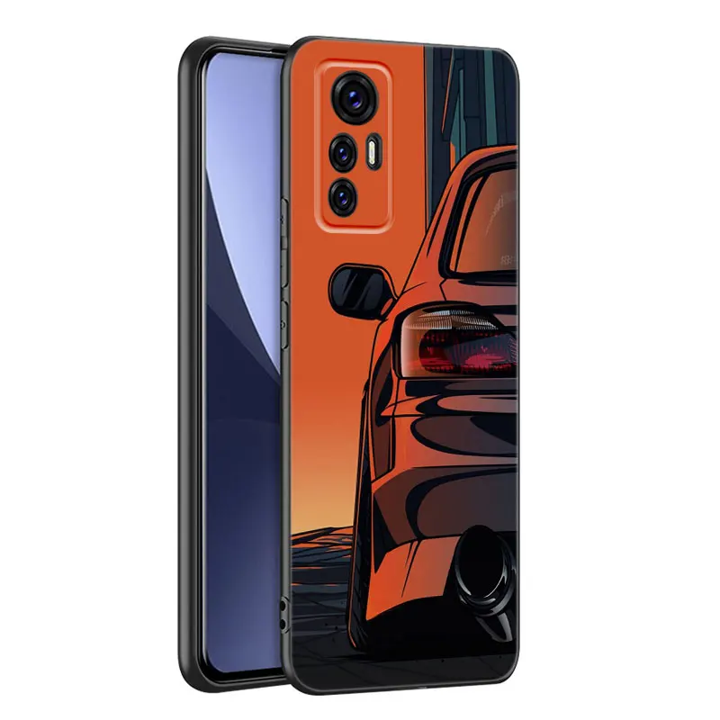 Cool Sports Car Black Phone Case For Xiaomi 10 11 13 12 Lite NE 9T 10T 11T 12T 12S 13T 14 Pro 9 SE 10i 11i 12X Civi 2 3 4 5G