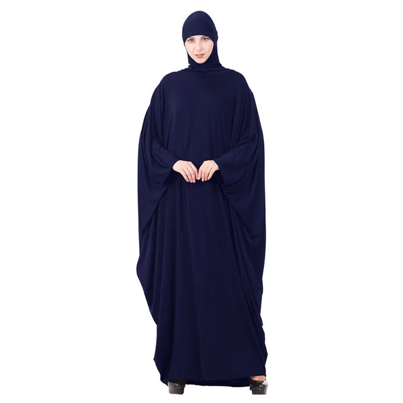 Robe Abaya à capuche pour femmes musulmanes, vêtement de prière islamique, robe de couverture complète, vêtements arabes, robe de culte, caftan, Eid Ramadan